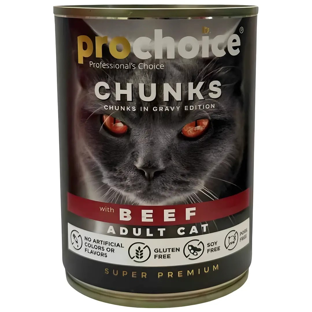 ProChoice Biftekli Parçalı Gravy Kedi Konservesi 400 Gr